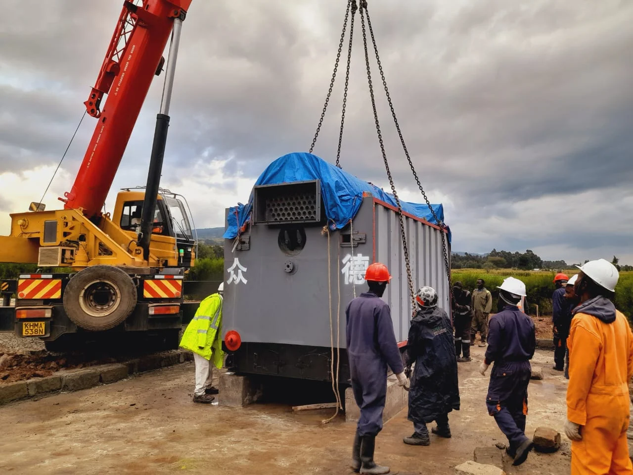 Processing equipment at the Ranges Sugar factory